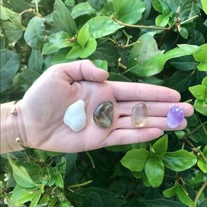 Calming Tumbled/Raw Set🔮🤍🌿